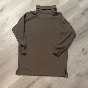 Aerie Women's Chocolate Turtleneck Sweater